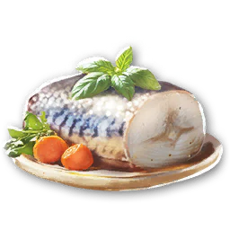 Gedünsteter Fisch (Gebunden)