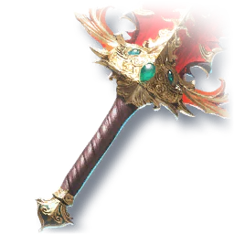 Правая рука: Splendent Genesis Dragon Lord Greatsword +20